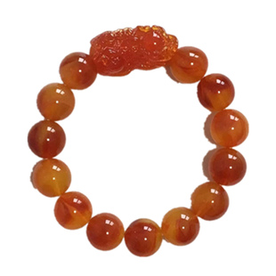 蜜蜡鸡油黄貔貅白蜜手串血珀男女招财转运圆珠蓝珀手链情侣民族风