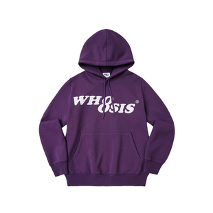 WHOOSIS（不知其名）幻影logo套头帽衫上衣秋冬宽松简约男女校园