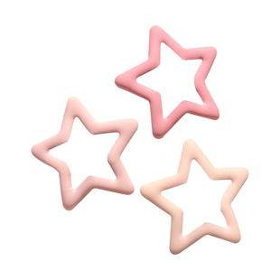 粉色星星刘海侧边夹儿童发夹女孩后脑勺碎发整理神器bb夹发卡头饰