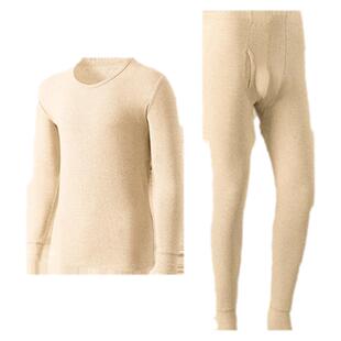 顶瓜瓜纯棉秋衣秋裤男士棉毛衫抗菌保暖裤女士发热保暖内衣套装