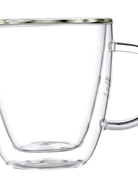 明尊纯手工双层玻璃小茶杯咖啡杯