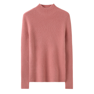 迪奥高品质半高领羊绒衫女25修身内搭毛衣套头羊毛衫打底衣针织衫