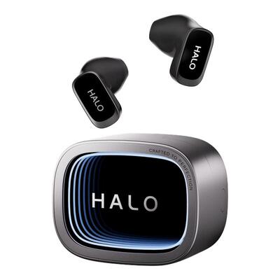 漫步者HALOBUDS无线蓝牙耳机半入耳式降噪长续航运动游戏2025新款