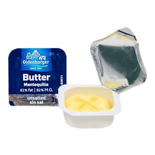 荷兰进口欧德堡黄油(淡味)7g*20颗动脂家用烘焙面包煎牛排商用