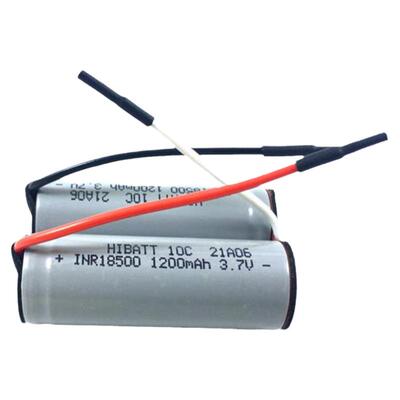 18500动力锂电池1200mAh10C放电