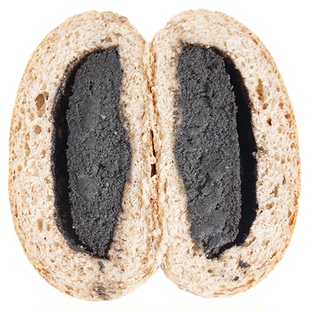 匠心全麦黑芝麻流心麻薯手作软欧面包粗粮营养代餐早餐下午茶饱腹