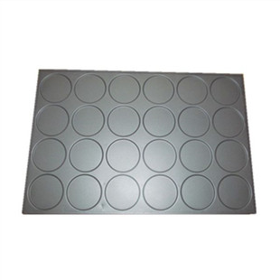 商用24连圆形芝麻薄脆饼干不沾烤盘瓜子杏仁酥模具大烤箱40*60cm