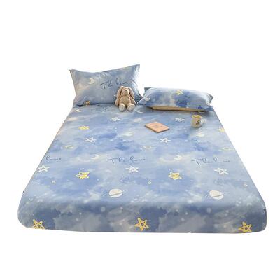 无印良品100纯棉床笠床单床罩