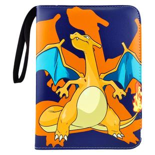 宝可梦喷火龙卡片收集收藏册拉链皮质卡包卡夹PTCG神奇宝贝动漫册