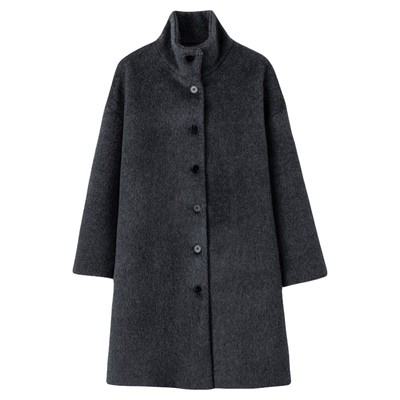 FANLESTUDIOS短毛羊驼毛大衣