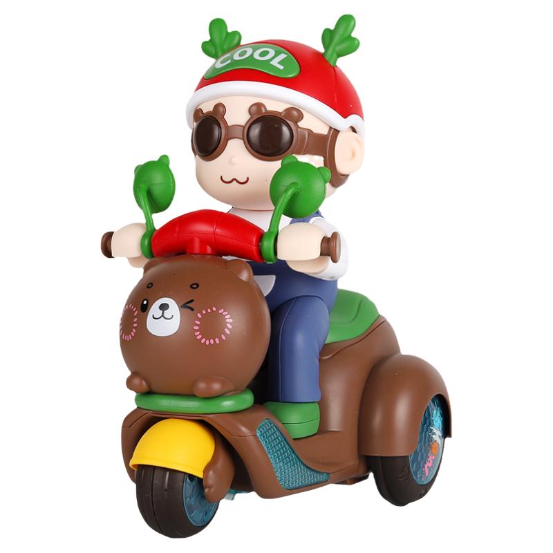 【超值新品】特技旋转摩托车玩具