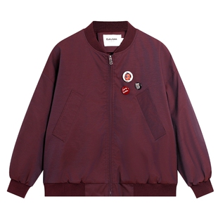 男童秋冬季酷炫棒球服夹棉外套2025新款学生儿童加厚防水运动夹克