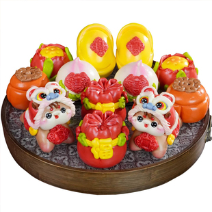 马年暴富馒头纯手工胶东花饽饽山东特产花样馍馍新年过年面点礼盒