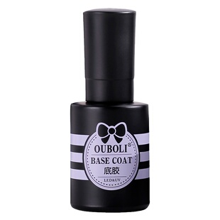 鸥博丽美甲底胶封层套装甲油胶基础功能胶20ml磨砂镀晶封层加固胶