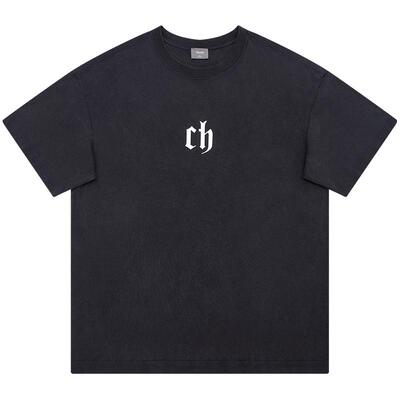 CHINISM赤尘水洗短袖T恤男