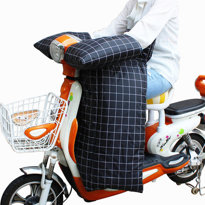 电动车挡风被加厚双面防水分体