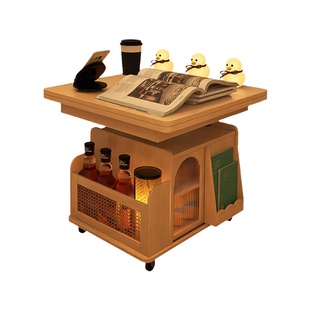 形影家具茶几可移动升降折叠小户型推车客厅小茶桌带轮沙发边几