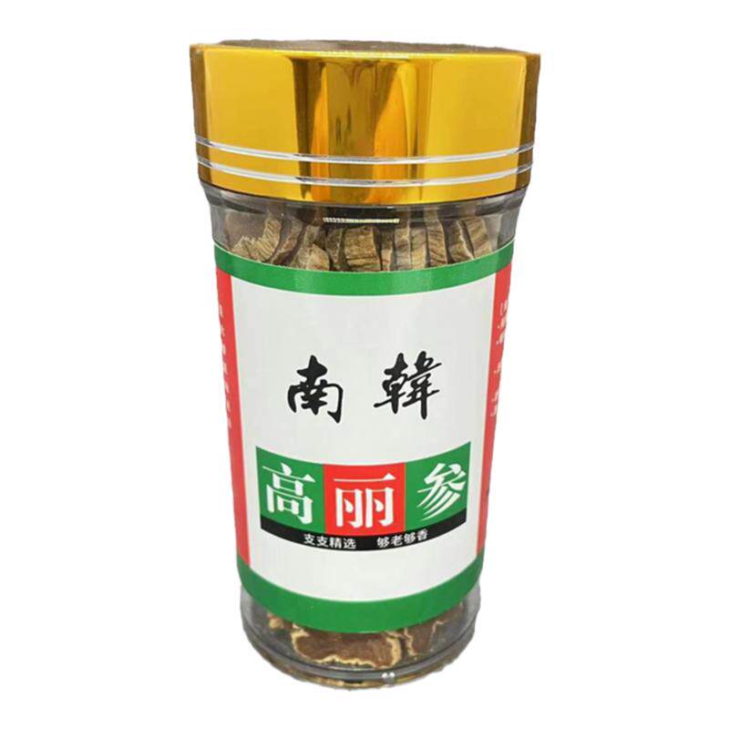 正品韩国高丽参片100克可代打粉