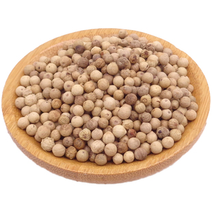 白胡椒粒现磨胡椒碎粒烧烤料大粒西餐牛排胡椒面进口白胡椒粉500g
