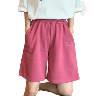 短裤女夏季宽松韩版高腰运动休闲百搭2025新款居家瑜伽睡裤潮ins