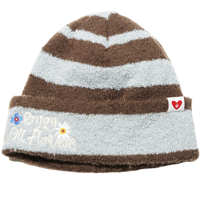 GUUKA花卉刺绣针织冷帽