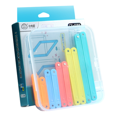 磁性几何演示器二年级小学生数学教具拼接条平行四边形三角形多边形三四年级角的认识活动角画角几何图形套装