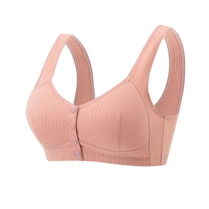 固定一体杯纯棉哺乳背心
