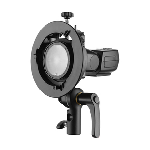 Godox神牛S2卡盘闪光灯支架保荣口V1/V860III/AD100/AD200AD300户外便捷外派灯快装柔光箱闪光灯转接附件配件