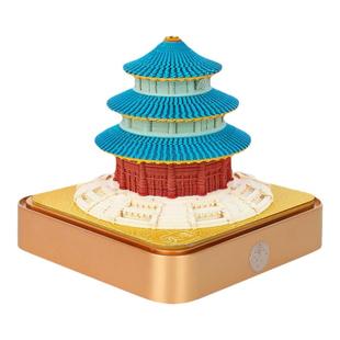 3D纸雕日历台历2026年全景天坛祈年殿摆件中英文日期新年礼物定制