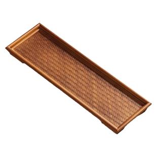 竹制茶盘家用茶具收纳盘茶道零配功夫茶具沥水架杯垫干泡台大漆