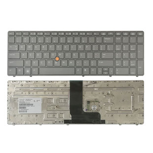 适用HP/惠普 Probook 8560w 8570w 8760w 8770W键盘 英文全新原装