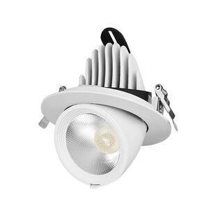 4500k嵌入式象鼻灯服装店专用led射灯可调角度商用聚光灯店铺展厅