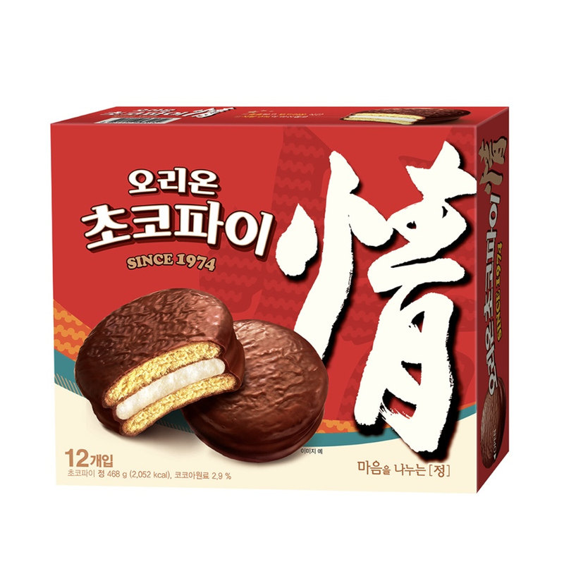 韩国直邮好丽友巧克力派468g