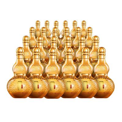 金六福酒福金系列50.8度24瓶品鉴小酒葫芦绵柔浓香纯粮白酒自饮