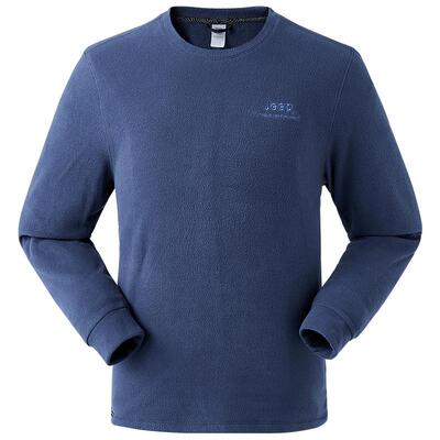 jeep抓绒打底卫衣男长袖保暖