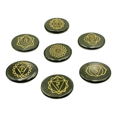 次石墨雕刻图案瑜伽教学标注套装