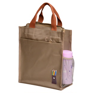 小学生手提袋拎书袋结实耐用补习袋男女儿童手提包多层拉链补课包