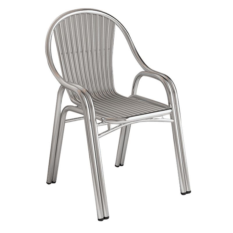 特厚304不锈钢椅子靠背椅家用户外商用餐椅舒服久坐阳台休闲凳子