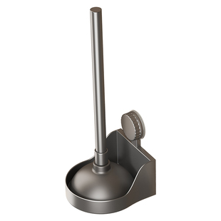 新款马桶刷套装带底座皮搋子疏通器清洁刷无死角马桶刷壁挂置物架