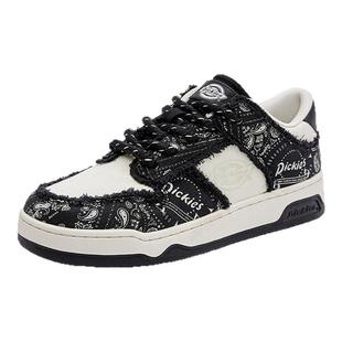 Dickies板鞋男款2025春季新款男鞋腰果花休闲运动鞋百搭面包鞋男