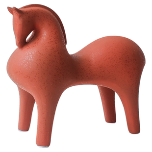 陶瓷马家居饰品马到成功客厅办公室入户玄关乔迁送礼北欧装饰摆件