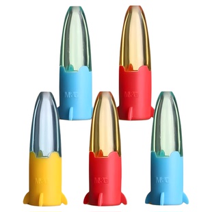 晨光铅笔帽铅笔套小学生笔套铅笔头保护套软硅胶中性笔笔盖笔帽铅笔延长器儿童保护大三角粗杆细杆铅笔专用