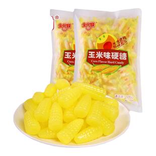 金丝猴玉米糖硬糖500g怀旧小零食结婚喜糖酒席新年货糖果散装批发