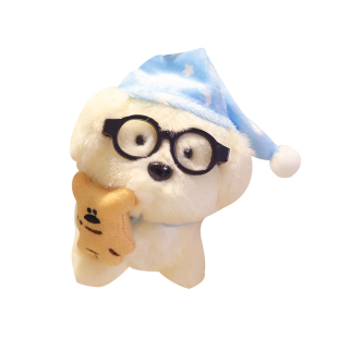 可爱小狗玩偶挂件公仔包包挂饰男女生毛绒玩具书包装饰狗狗布娃娃