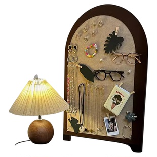 拱形毛毡照片墙贴展示板背景宿舍卧室玄关留言板墙面装饰首饰收纳