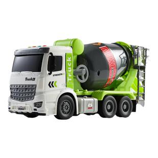 大号水泥搅拌车可出料工程车惯性合金汽车儿童玩具男孩1-3岁早教