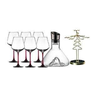 格娜斯高级感勃艮第红酒杯醒酒器套装家用轻奢葡萄酒高脚酒具