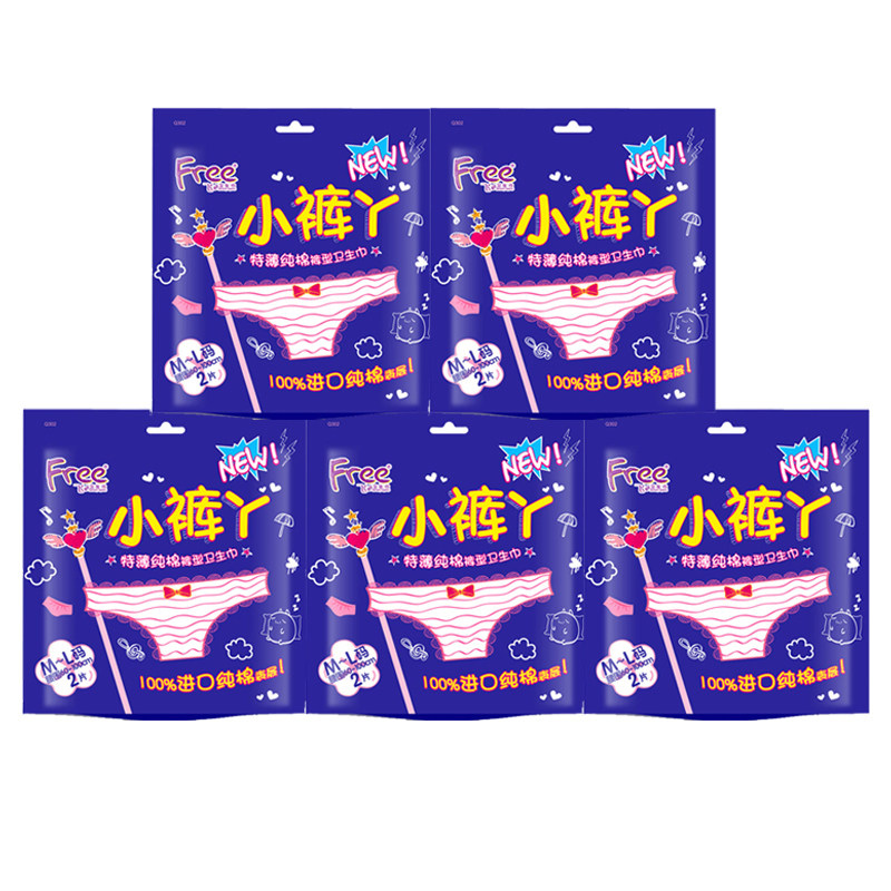 ABC裤型卫生巾棉柔透气6包12片
