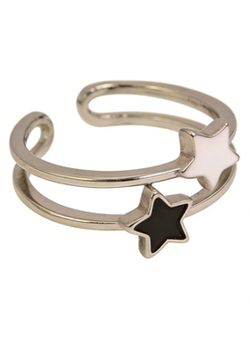 其他男女通用合金锆石戒指冷淡风