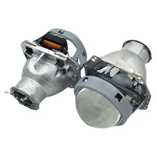 装H7 LED氙气灯泡卤泡双光透镜改装远近光一体3寸海5天使眼大灯